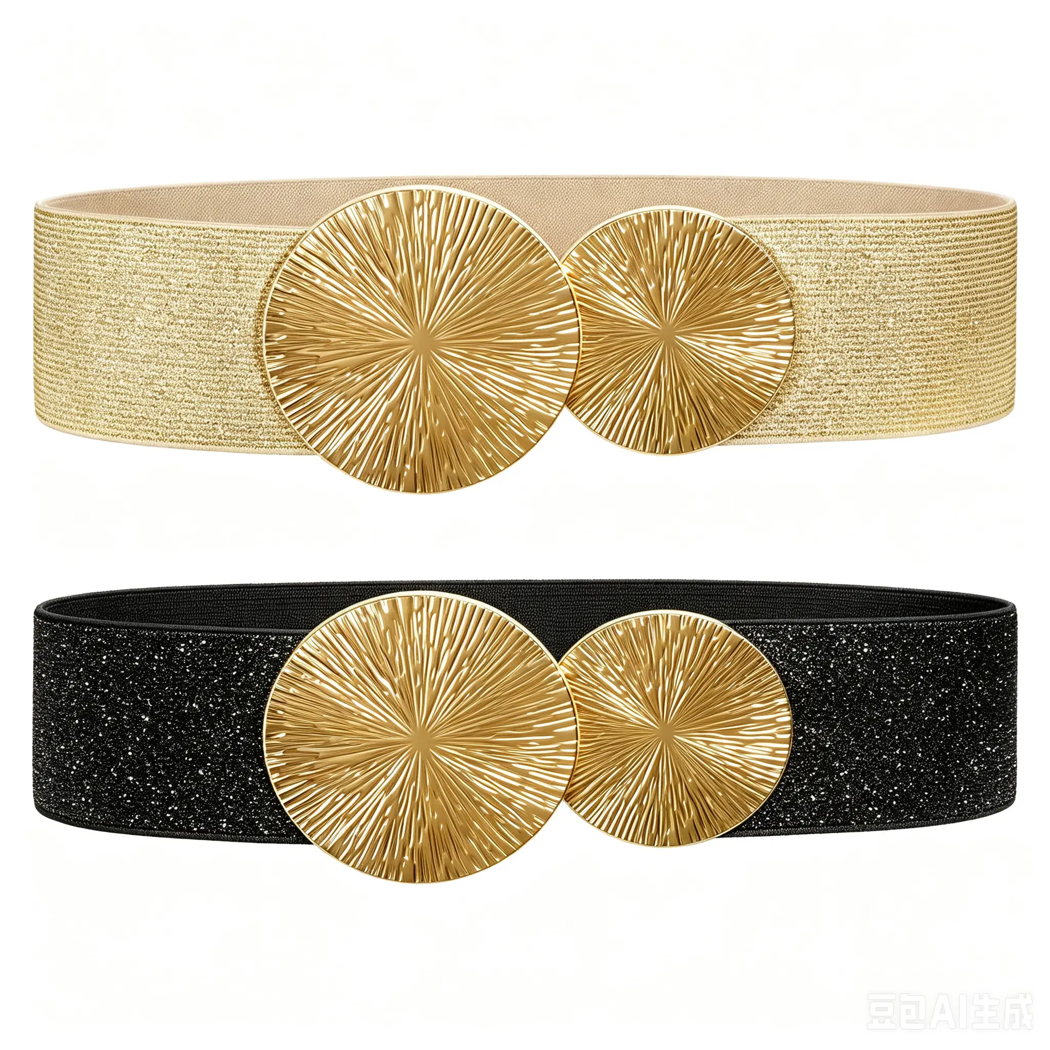 XZQTIVE Wide Elastic Belts for Women Dresses Black Waist Corset Belt for Women Fashion Wide Stretchy Belts