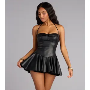 Wild Streak Halter Romper