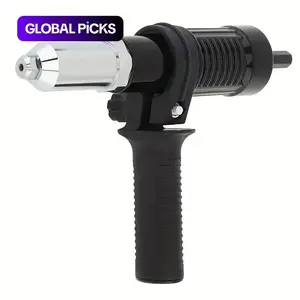 Electric Rivet Nut Gun Adapter for Drills, Electric Rivet Adapter for Power Drills, Practical Heavy Duty Home Power Tool Accessories Hardware #GLOBAL PICKS