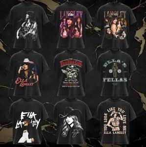 Retro ELLA FELLA Graphic Trendy Tee , Langley Tshirt , Country Rock new Album 2026 Shirt & Hoodie , Country Music Gift for Fans Men Women hoodie