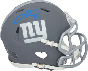 Justin Tuck New York Giants Autographed Riddell Slate Speed Mini Helmet - Fanatics Authentic Certified