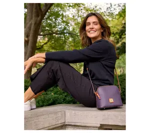 Dooney & Bourke Pebble Leather Domed Crossbody