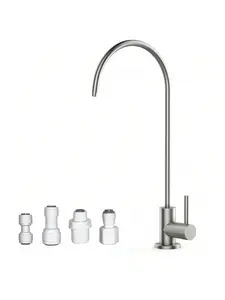 Water Filter Faucet, Drinking Water Faucet Fits Most Reverse Osmosis And Water Filtration System For Kitchen Bar Sink, Lead-Free Stainless Steel Reverse Osmosis Faucet, Non-Air Gap RO Faucet