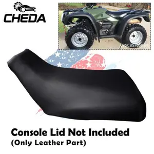 CROSSDESIGN Seat Cover Leather Fit For 1997-2004 Honda Foreman 400-450 Motorcycle Replace