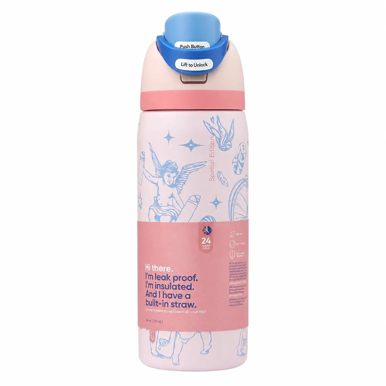 Owala Valentines 32 Oz Shot To The Heart Water Bottle Limited Edition