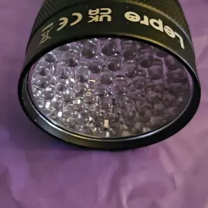 Lepro 51 LEDs UV Light Handheld Blacklight, UV Flashlight Black Light, 395nm Detector for Pet Urine, Stains, Bed Bug and Scorpions, Battery Not Included