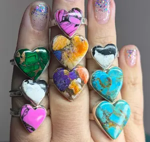 Sterling Silver Heart Rings