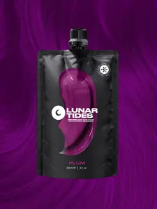 Lunar Tides Hair Color - Plum Purple Dark Vibrant Magenta Violet Semi-Permanent Hair Dye Vegan Cruelty-Free