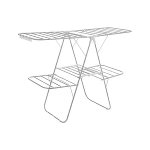 SONGMICS 2-Level Foldable Clothes Drying Rack