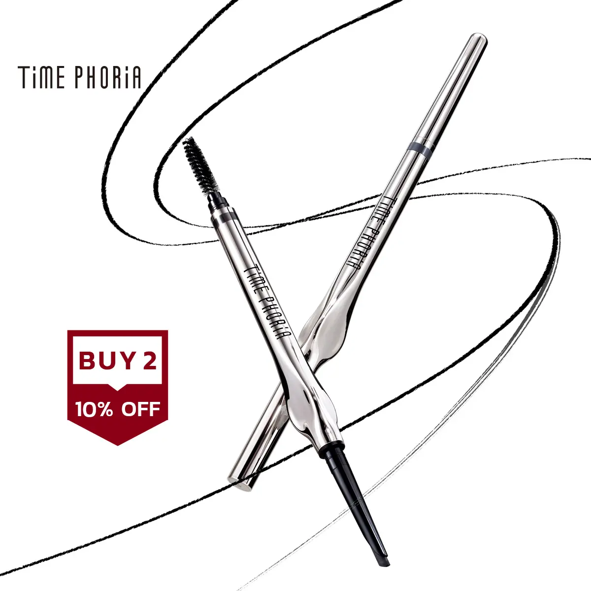 [TIMEPHORIA NEW LAUNCH !] Genesis Superstay Eyebrow Pencil - Long-Lasting Definition, Hyper-Precision, Sodium Polyaspartate Formula for Bold Defined Brows