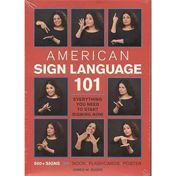 Used Will Dexter American Sign Language 101: Everything You Need to Start Signing Now Workbook & Tutorial Boxed Set - 1.5 lbs, Very Good Condition