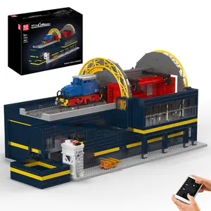 Mould King 17094 Rotating Dump Truck Car Amusement Park Building Block RC Toy summerwins