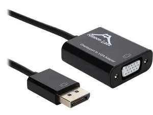 Nippon Labs AD-DP-VGA 6" DisplayPort to VGA, Gold-Plated DP to VGA Adapter (Male to Female) 1080P Video Adapter Converter