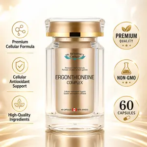 Dr. Bethune's Choice Ergothioneine Complex Supplement with L-Ergothioneine, Resveratrol, PQQ & Piperine, Cellular Antioxidant & Healthy Aging Support, 60 Capsules