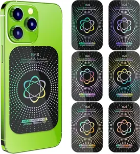 6 Pcs EMF Protection Anti-Radiation Quantum Shield for Phone, Airpods, Fridge, and Laptop, Protection Stickers for Cell/Smart Phones, Laptops, Tablets, TV, Monitors , Effective Protector Blockers Equipment Stickers3.82 * 2.35 inches