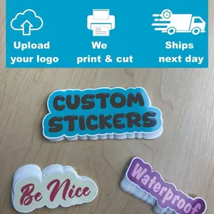 Custom Die Cut Stickers Logo Decals Waterproof Product Labels for Branding and Promotional Use