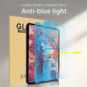 iPad Anti-Blue Light Tempered Glass Screen Protector, Compatible with Pro/m4/air/m1/iPad Mini, High Definition Protection