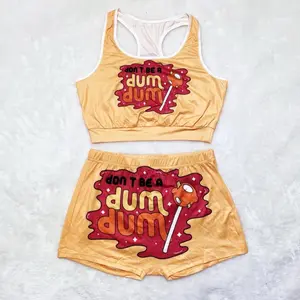 Candy pj shorts set