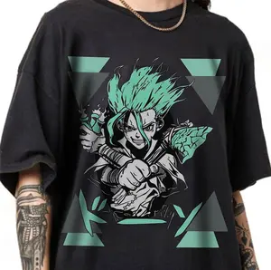 Dr.Stone Senku Ishigami Anime Vintage Special, Aesthetic Anime, Anime Gift, Special T-shirt