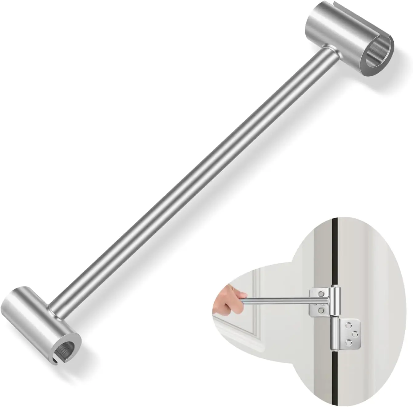 Manual adjustable 14-19mm hinge wrench, 2-in-1 door hinge adjustment tool, hardware household hand tool, easy, precise, and efficient adjustment