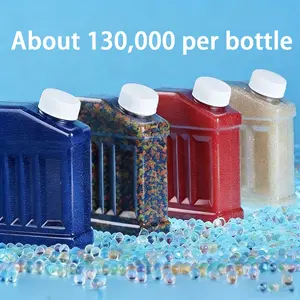 130,000 pieces, indoor leisure safety soft rubber balls for refills, 7–8 mm diameter, suitable for most toys, soak in water for 2–3 hours, recommended for ages 14 and up.