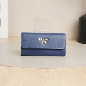 Pre-owned PRADA Leather Small Leather Goods Pouch DS061920 A120