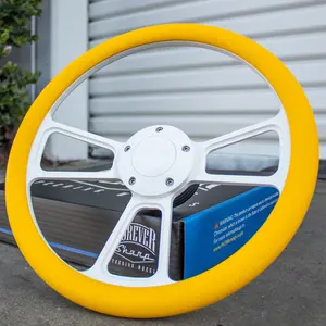 14" White Muscle Half Wrap - Vinyl