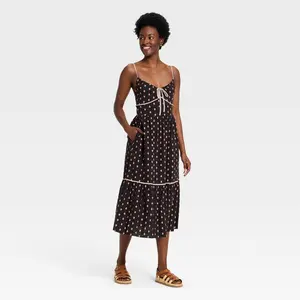 Women's Ruffle Maxi Pullover Sundress - Universal Thread