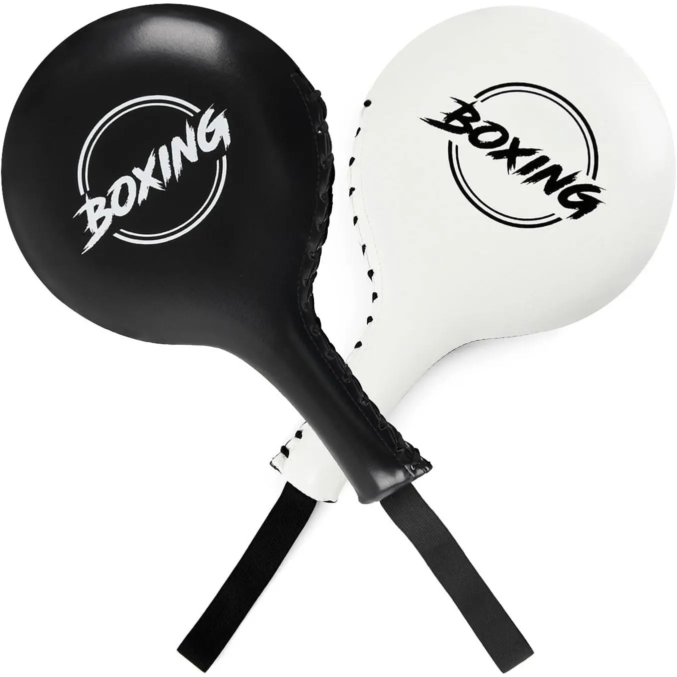 Boxing Target Paddles, PU Leather Training Gear with Strong Stitching, 35x20x5cm Punching & Striking Pads