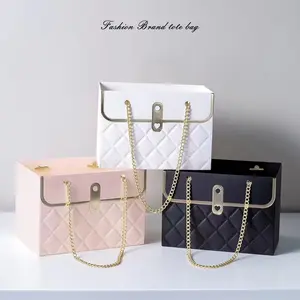 4PCS Flower Tote Bag Portable Foldable Long Lasting Universal Present Packing Rose Flower Box Party Gift Box Wedding Valentine'S Day Elegant Gift Box