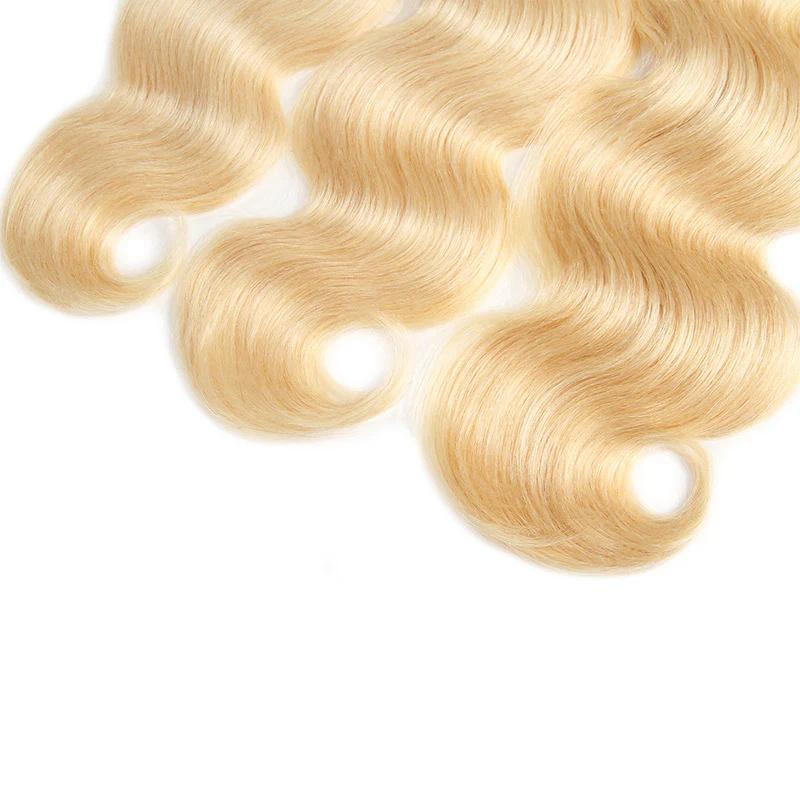 Glulaze 613 Blonde Bundles Of Human Hair Body Wave Human Hair Bundles Straight Hair Bundles Brazilian Hair SpringStatements
