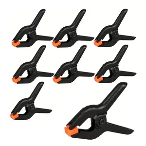 Plastic Spring Clamps, 3.5inch Small Heavy Duty Clip for Crafts, Backdrop Stand, Woodworking, Photography Studios, Clamping and Securing Hardware, Quick Release Clamp