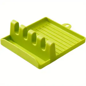 Plastic Spoon Rest Kitchen Organizer for Fork Spatula Rack Spoon Holder Stand Tableware Storage Rack for Spoon Pot Lid Holder