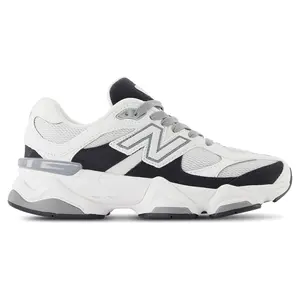 NEW BALANCE 9060 Reflection Jet Black White GC9060RB Authentic Women's Sneaker Mesh-Suede Round Toe Lace-Up Comfortable Youth Sizes, Casual Sport Sneakers, Neutral Casual Trainers, Casual Walking Sneakers, Closed-Toe Casual Trainers Street Style Shoes