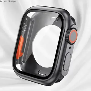 Dual-Color Full-Coverage Apple Watch Protective Case, Scratch-Resistant Bumper Guard Compatible with 40/41/44/45mm All Series, Durable Everyday Protection