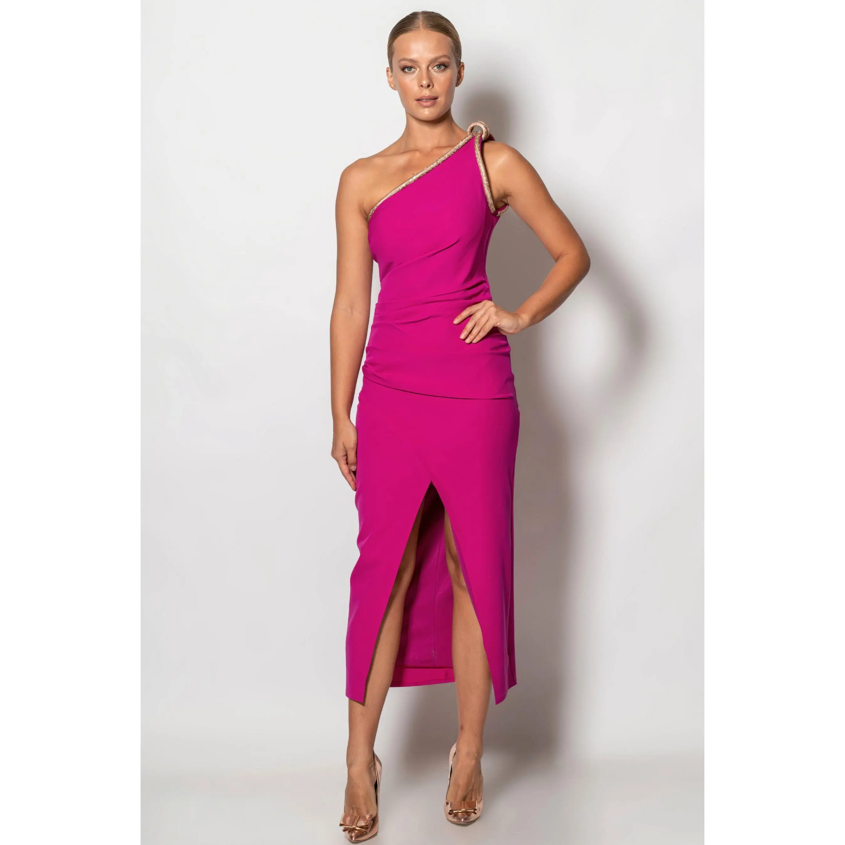 Morgan Fuchsia Dress