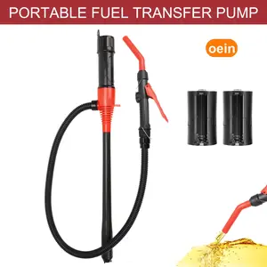 Automatic Suction Pump, Siphon Pump Electric, Siphon Portable, Electric Transfer Pump, Diesel Pump Canister Pump with Hose 2.4 GPM, for Petrol, Diesel