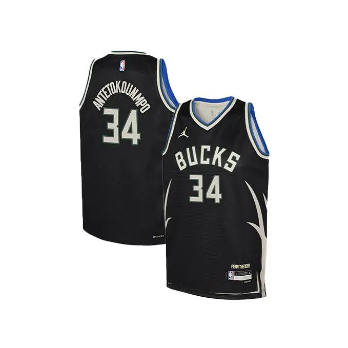 Youth Jordan 2022 Statement Edition Giannis Antetokounmpo Milwaukee Bucks Swingman Jersey