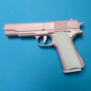 Portable JZ1911 1911 Replica Model Toy Safe Soft Bullet Play Toy