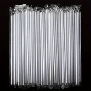 100pcs Transparent Disposable Straws Clear Straws Long Straws Home Bar Accessories for Restaurant and Home Party