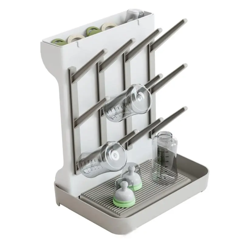 Baby Bottle Drying Rack, Baby Bottle Storage Box, Bottle Drying Holder, Baby Bottle Organizer, Baby Bottle Holder, Baby Essentials, Newborn Infant Nursery