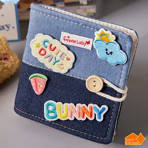 3-in-1 Premium Patchwork Denim Photo Album - DIY Customizable Fabric Binder with Custom Cover for Memories & Instax, Modern Durable Stylish Home Decor Accessory