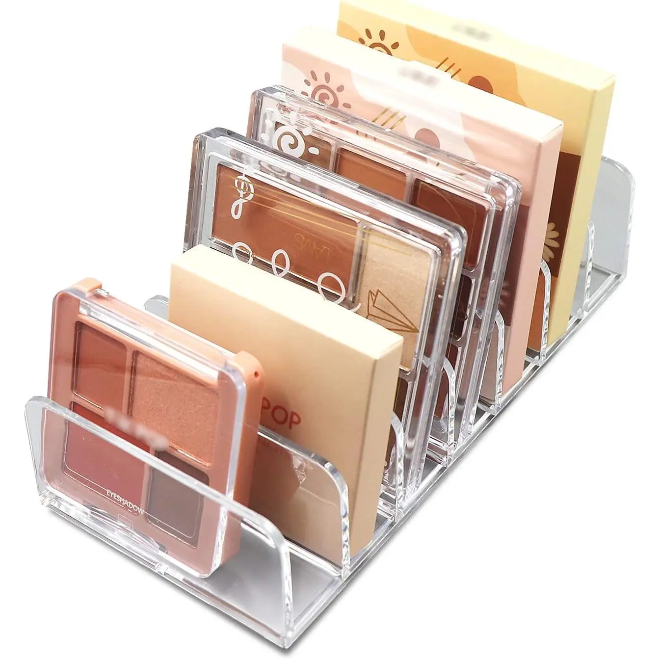 Makeup Organizer, Compact Makeup Palette Organize, for Bathroom Countertops, Vanities, Cabinets, Sleek Modern Cosmetics Storage Solution for - Eyeshadow Palettes, Contour Kits, Blush