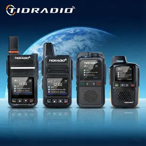TIDRADIO 4G Global Walkie Talkie Long Range 5000KM POC Radio with 1 Year Sim Card, Multi-Model, Odmaster APP Control, Great for Teamwork