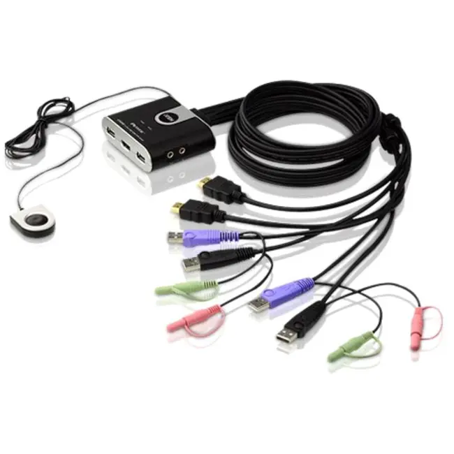 ATEN CS692 2-Port USB HD Video/Audio KVM Switch