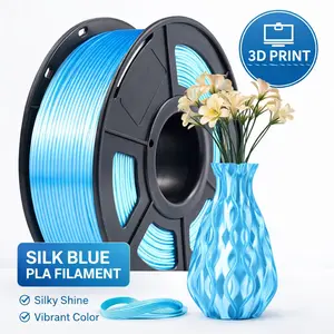 Silk Metal Effect Pla Filament 1.75mm 250g High Precision Printing No Pulling No Breaking Compatible with Mainstream Desktop 3D Printers