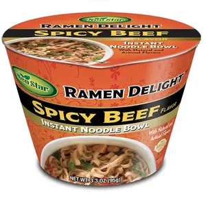 NEO STAR Spicy Beef Instant Noodle Bowl 3.35oz - Perfect for your Cravings - Food, Pansit