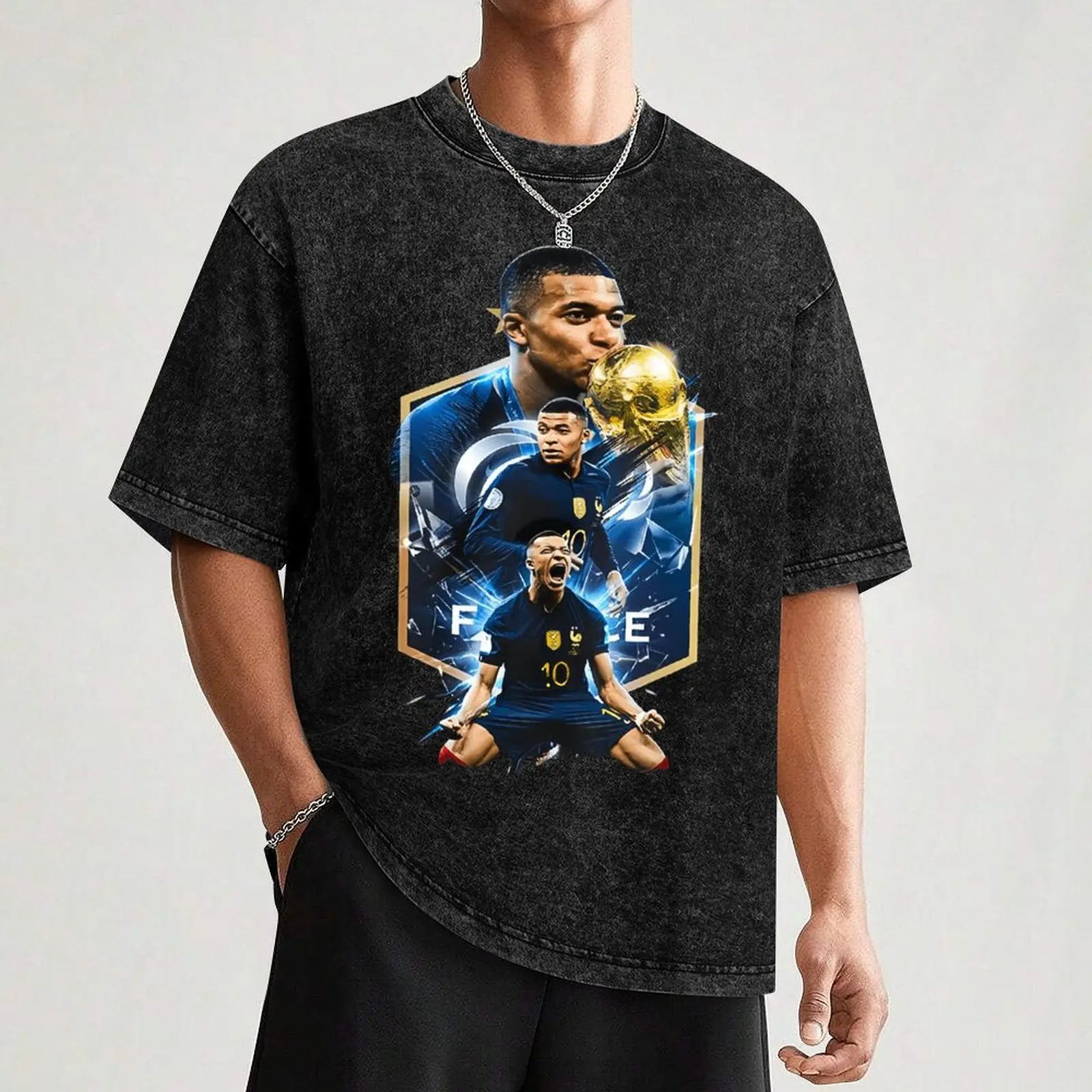 Kylian Mbappe Football Legend T Shirt, Soccer Star Graphic Tee, Champion Style Fan Shirt, Premium Streetwear Top, Soccer Lovers Gift For Men