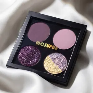 WOSUPRE Purple Dusk Chameleon Eyeshadow Palette, Shimmer Cloud Finish, Magnetic Case | For Teens, Young Adults, Makeup Newbies & Purple-Lover (Cosmetics)