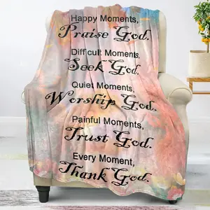 Gifts for Women Faith, Inspirational/Religious/Spiritual Gifts for Adults, Soft Throw Blankets for Women/Men, Personalized Blankets for Adults 40"x 50"